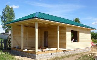 Строительство бани с верандой в Севастополе