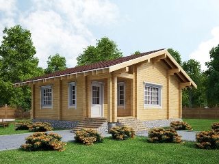 Проекты бань из бруса 8х8