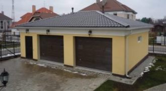 Строительство гаража с мансардой