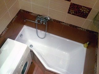 Ремонт ванной комнаты в Брежневке под ключ