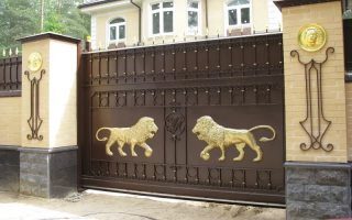 Кованые ворота откатные в Севастополе